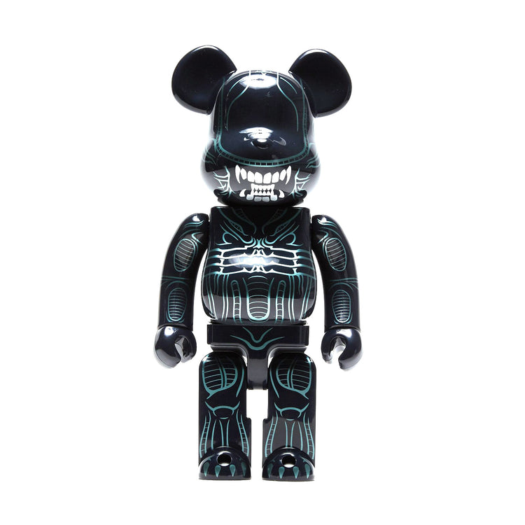 Bearbrick Alien - Multicolor - Pupazzo Gadget Toy 400% KKMD400ALIE-2 . MEDICOM TOY 