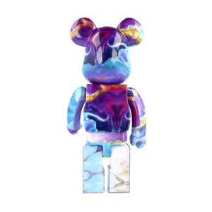 BE@RBRICK marble 400% 'Blue  - Toy Medicom Multicolore MARBLE . MEDICOM TOY 