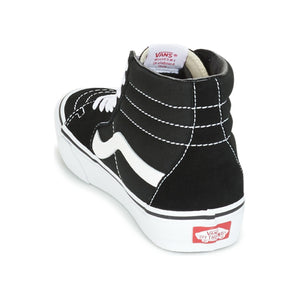 UA SK8-HI BLACK / WHITE - Scarpe Alte Uomo / Donna Nere / Bianche 1764 . VANS 