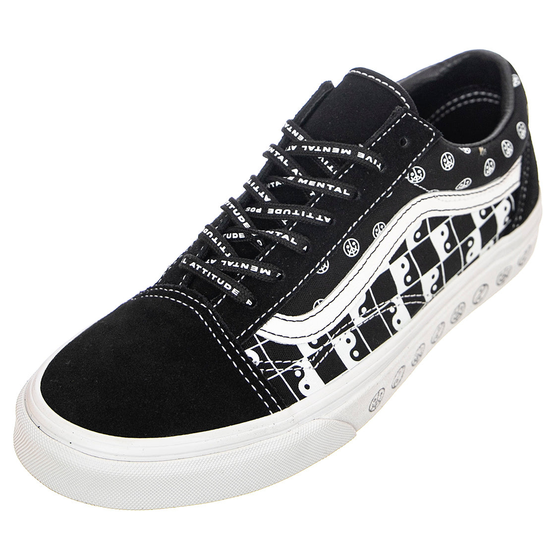 UA Old Skool PMA - Scarpe Stringate Profilo Basso Uomo Nere / Bianche / True White VN0A7Q2JBCH1 . VANS 