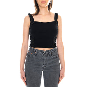 Maral Top - Black - Top Donna Nero MRCMARALTOP-BLACK . MOTEL ROCK 