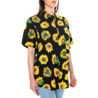 Adeline Shirt - Sunflower - Camicia Maniche Corte Donna Multicolore MRCADE TP14ADE-SUNBL . MOTEL ROCKS 