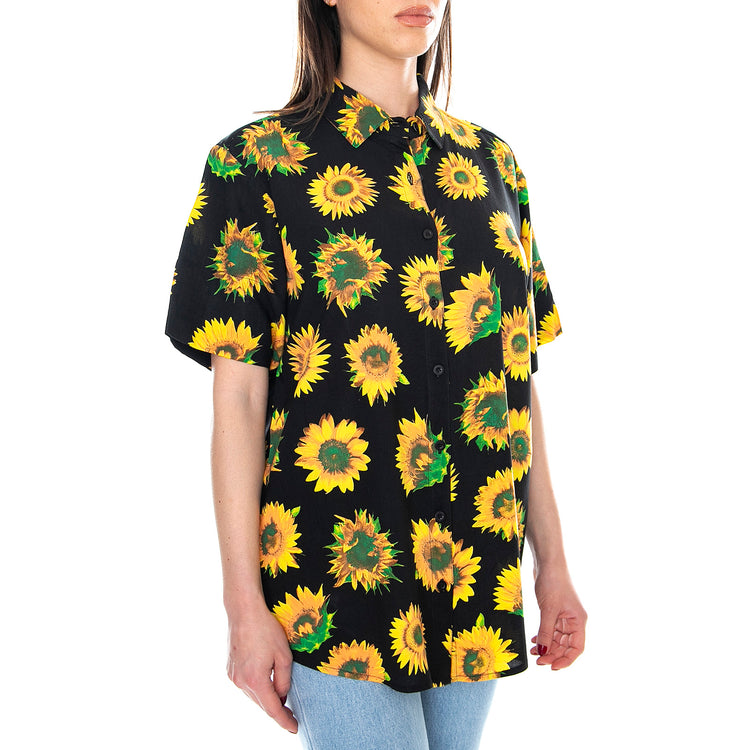 Adeline Shirt - Sunflower - Camicia Maniche Corte Donna Multicolore MRCADE TP14ADE-SUNBL . MOTEL ROCKS 