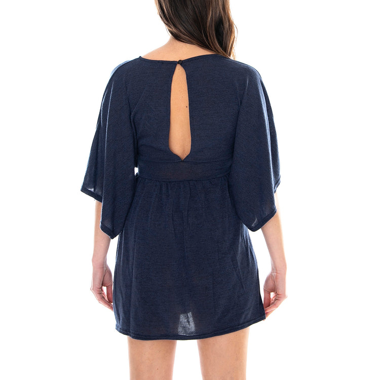 Edma Dress - Navy - Abito Donna Blu MRCEDMA DRESS-NVY . MOTEL ROCKS 