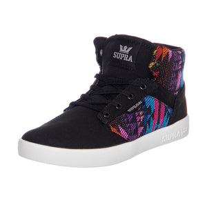 Yorek - Scarpe Profilo Alto Bambino / Bambina Nere  / Multicolore 58048-018 . SUPRA 