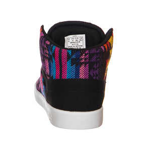 Yorek - Scarpe Profilo Alto Bambino / Bambina Nere  / Multicolore 58048-018 . SUPRA 