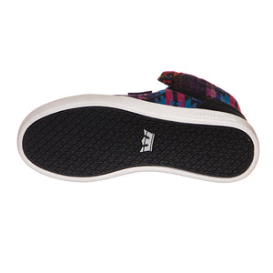 Yorek - Scarpe Profilo Alto Bambino / Bambina Nere  / Multicolore 58048-018 . SUPRA 