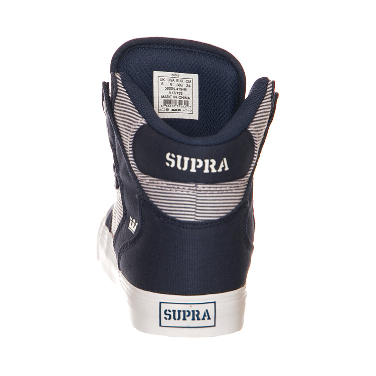 Kids Vaider Scarpe - Blue / White Cornestone - Scarpe Alte Bambino Multicolore 58204-419-M . SUPRA 