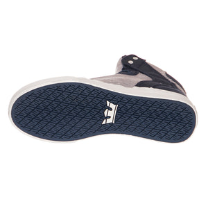 Kids Vaider Scarpe - Blue / White Cornestone - Scarpe Alte Bambino Multicolore 58204-419-M . SUPRA 