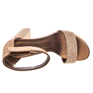 Lindsay-Js - Sandali Donna Rosa / Bronze Combo JCS33190510-BRO . JEFFREY CAMPBELL 