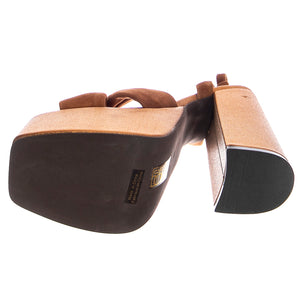 Womens Seventies Sandals - Brown - Sandali Donna Marroni JCS50JC020-BRO . JEFFREY CAMPBELL 