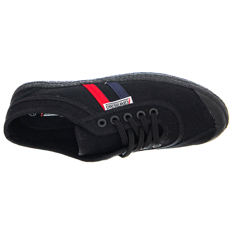 Retro Canvas 1001S - Scarpe Stringate Profilo Basso Donna Nere K192496-BLK . KAWASAKI 
