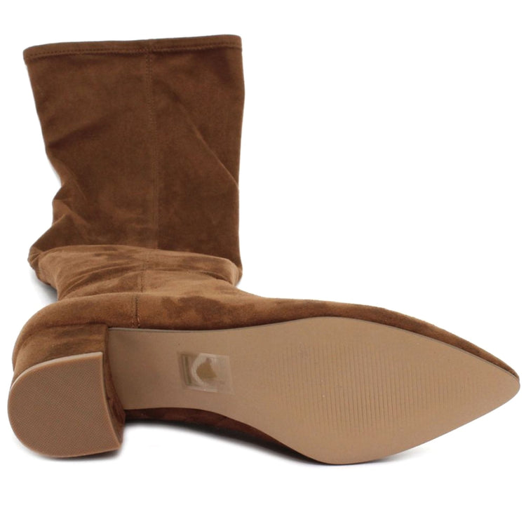Brinkly Boots - Brown - Stivali Alti Donna Marroni BRIN05S1-BROWN . STEVE MADDEN 