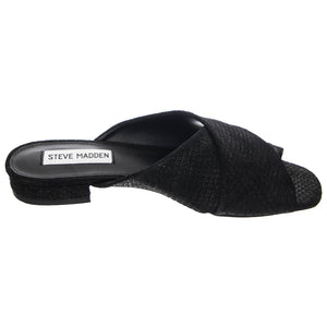 Womens Jaxon Sandals - Black Snake - Sandali Donna Neri JAXO01S1-BLK SNAKE . STEVE MADDEN 