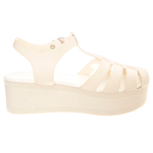 W' Candied Cream Sandals - Sandali Donna Bianchi JC-CAN-CRE . JEFFREY CAMPBELL 