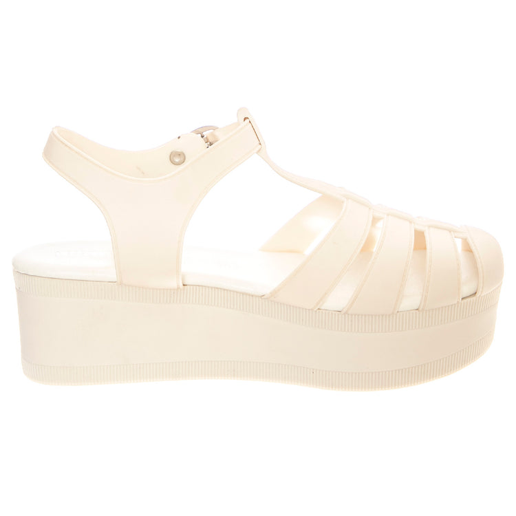 W' Candied Cream Sandals - Sandali Donna Bianchi JC-CAN-CRE . JEFFREY CAMPBELL 