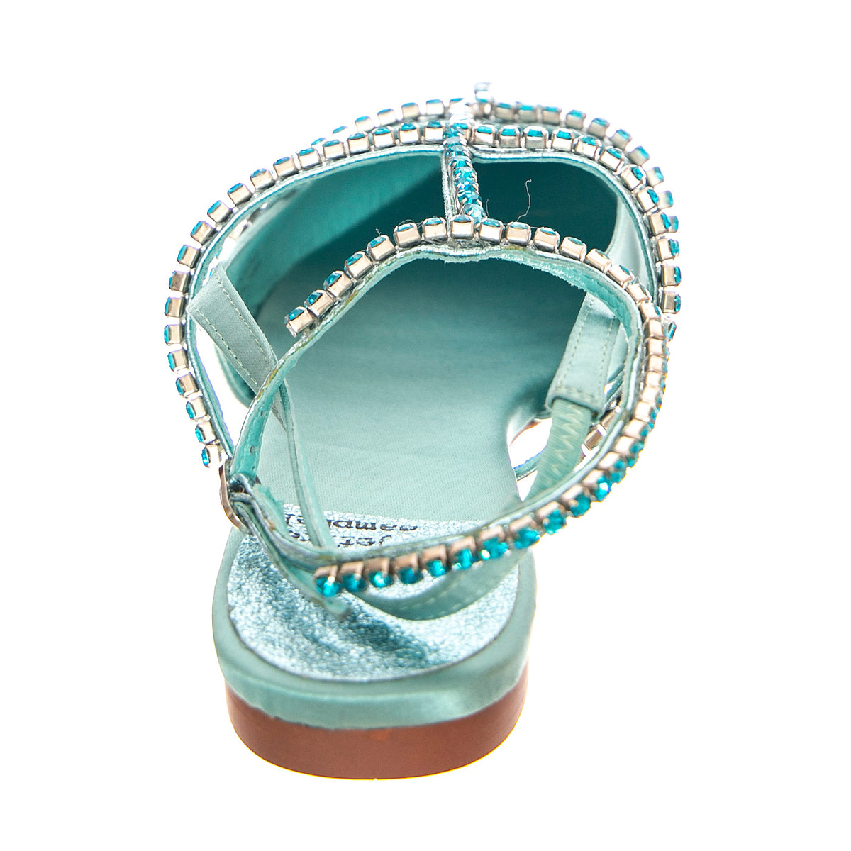 W' Pristina-Torquoise Saint Combo - Sandali Donna Turchesi JCR2P-150A . JEFFREY CAMPBELL 
