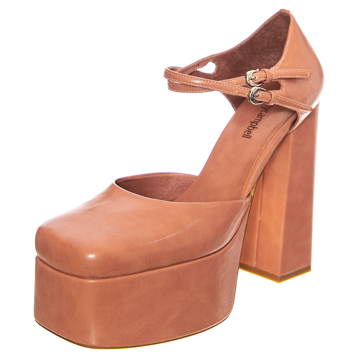 W' Leila Blush Patent - Scarpe Donna Marroni JCSR726PG-19-005-BLU . JEFFREY CAMPBELL 