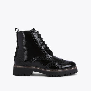 SOFIA BLACK / OTHER SUEDE - Stivaletti Stringati Donna Neri KG-SOFIABLK . KURT GEIGER 