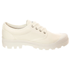 M' Pallabrousse White Shoes - Scarpe Stringate Profilo Basso Uomo Bianche 00068-116-M . PALLADIUM 