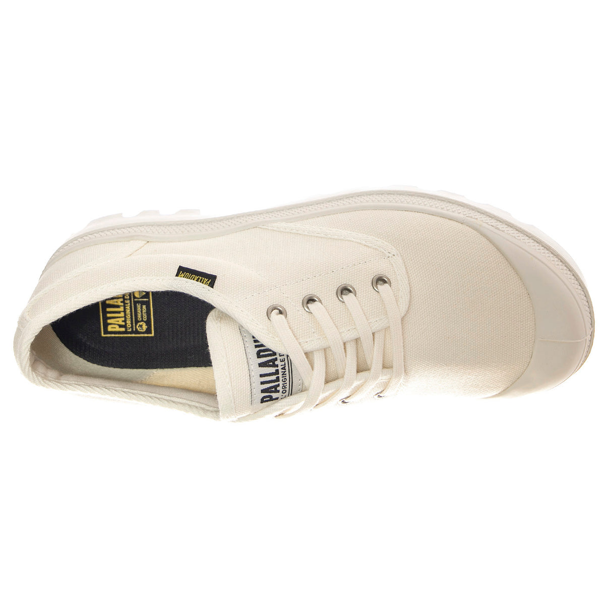 M' Pallabrousse White Shoes - Scarpe Stringate Profilo Basso Uomo Bianche 00068-116-M . PALLADIUM 