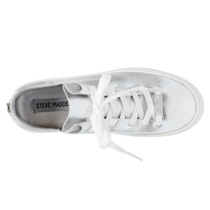 Dorey-Sm Silver - Scarpe Stringate Profilo Basso Donna Argento SMPDOREY-SM-SIL . STEVE MADDEN 