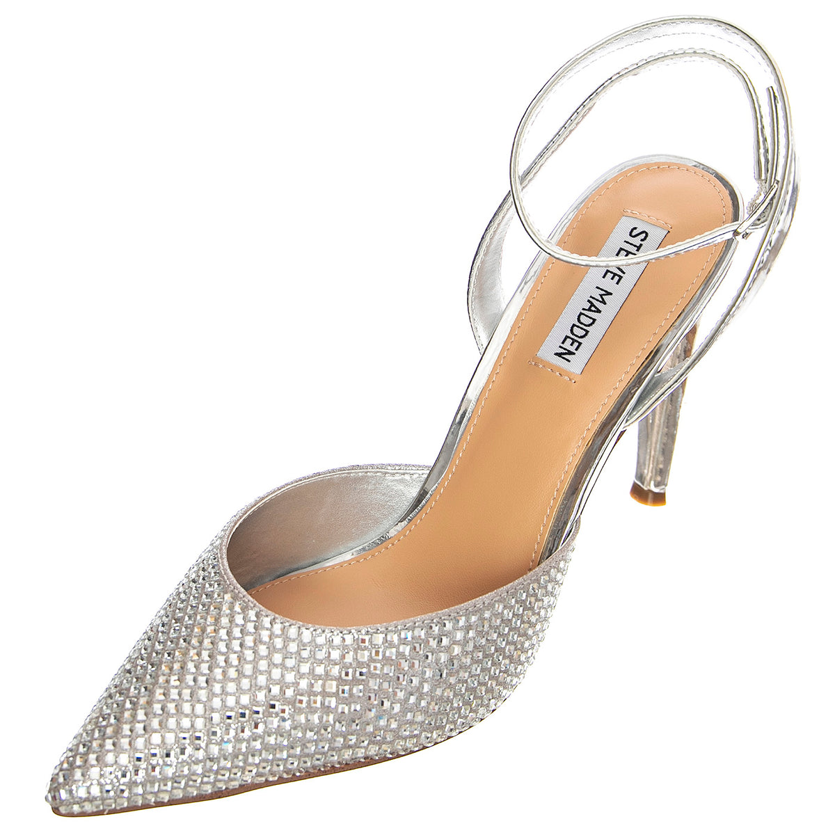 Alessi-R Rhinestone - Scarpe Décolleté Donna Argento SMSALESSI-R-RHI . STEVE MADDEN 