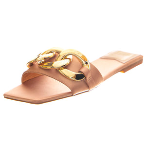 W' Park Gold Satin  Sandals - Sandali Donna Oro JC-PARK-GLD . JEFFREY CAMPBELL 