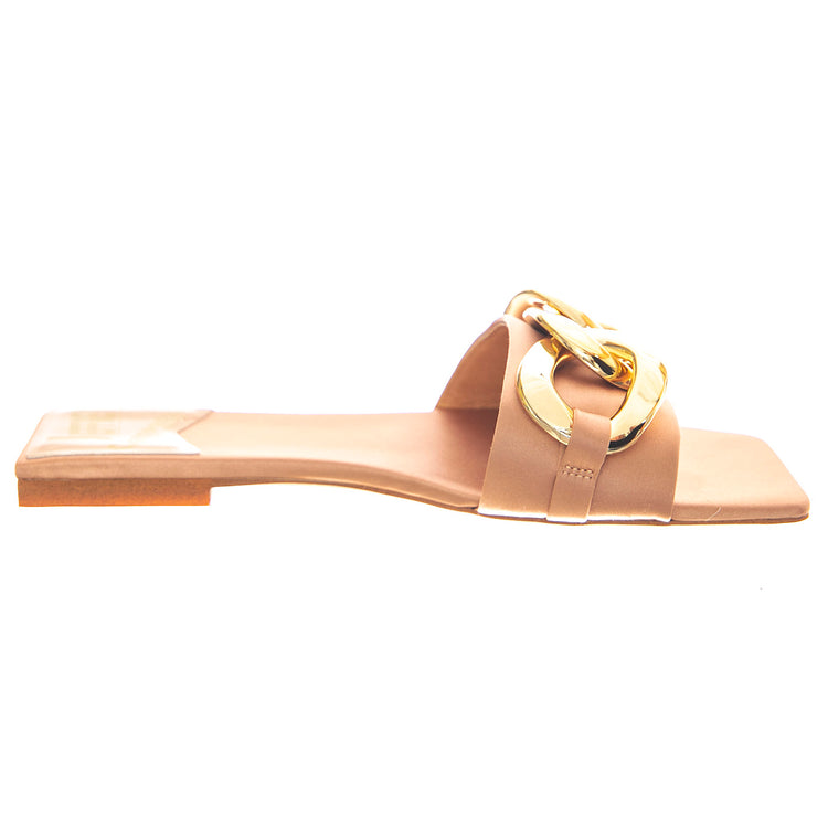 W' Park Gold Satin  Sandals - Sandali Donna Oro JC-PARK-GLD . JEFFREY CAMPBELL 
