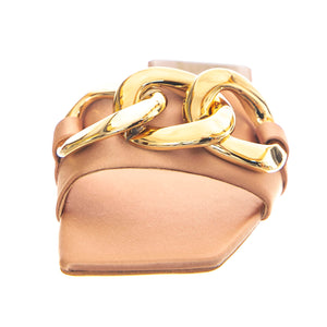 W' Park Gold Satin  Sandals - Sandali Donna Oro JC-PARK-GLD . JEFFREY CAMPBELL 