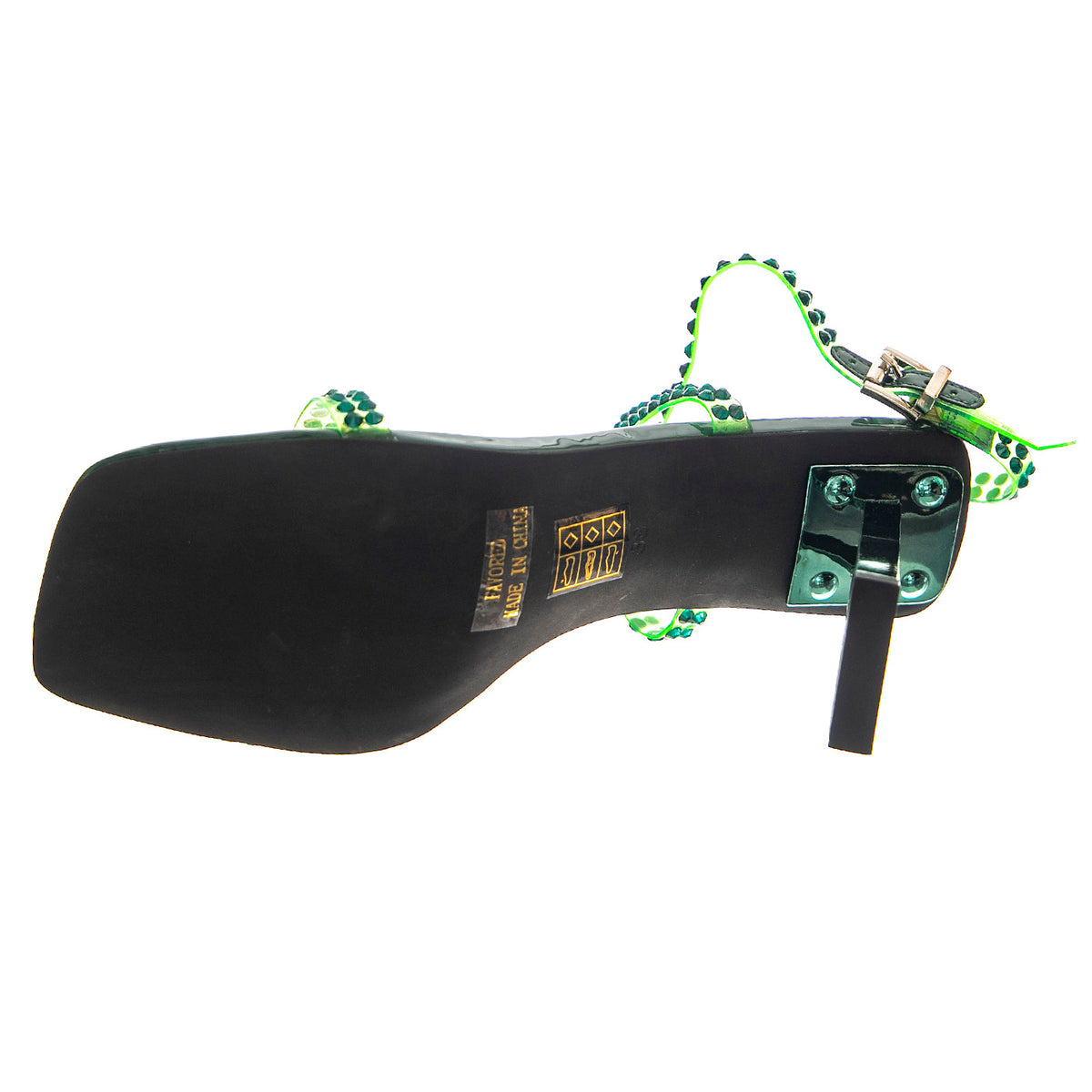 Favored Green Patent - Sandali Donna Verdi JCSR808LA-201-GRN . JEFFREY CAMPBELL 