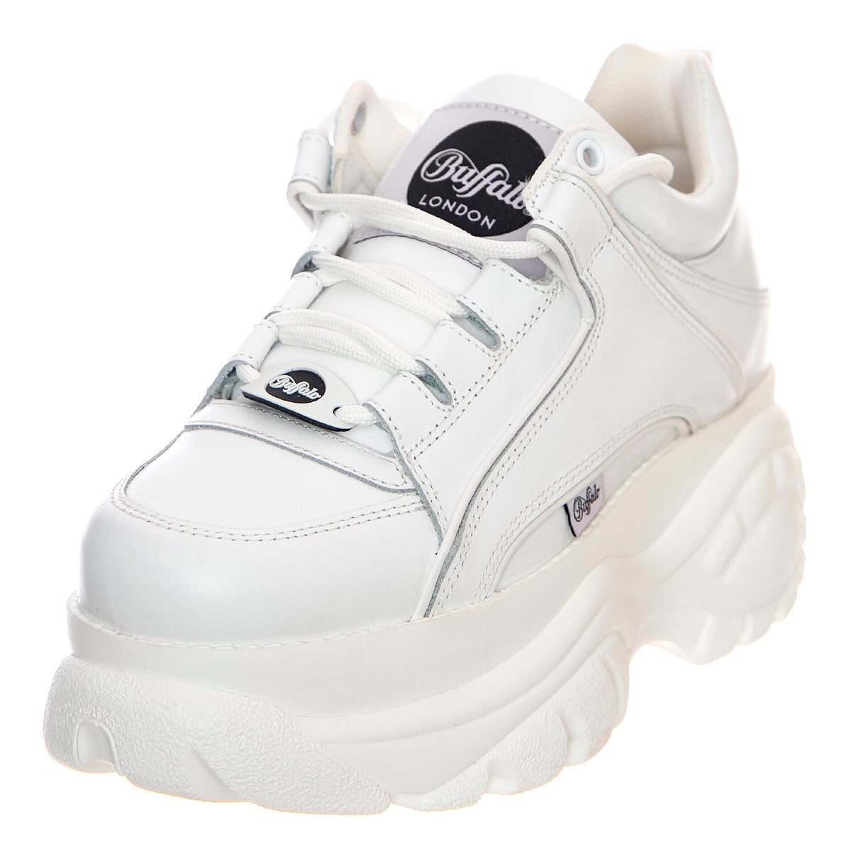 Buffalo Plateau Sneakers - White - Scarpe Profilo Basso Donna Bianche BFL1339-14-BL . BUFFALO 