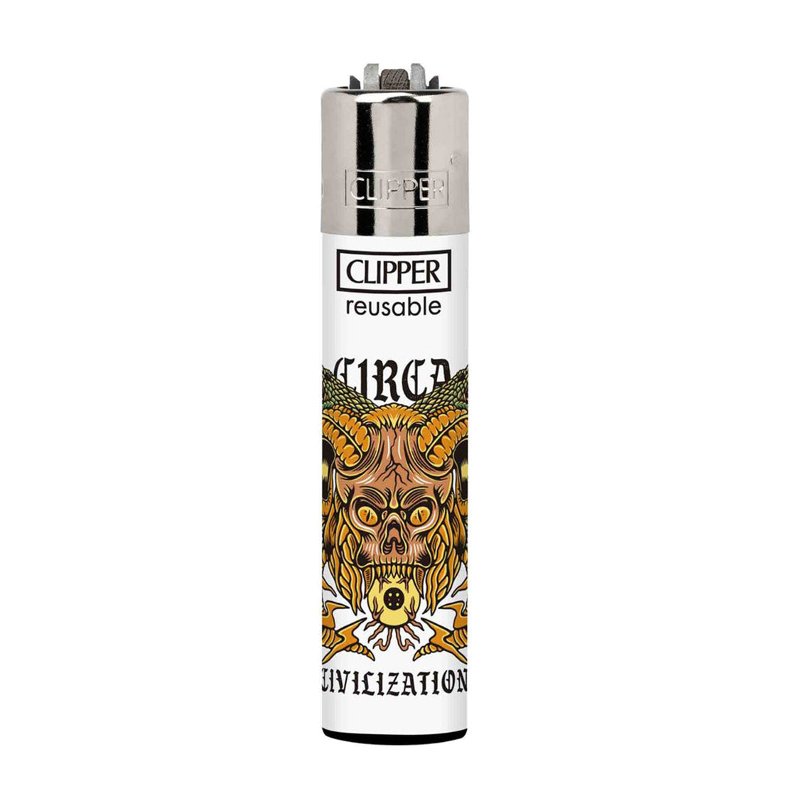 Clipper Circa - Civilization - Accendino Ricaricabile Bianco / Multicolore 237736_13 . C1RCA 