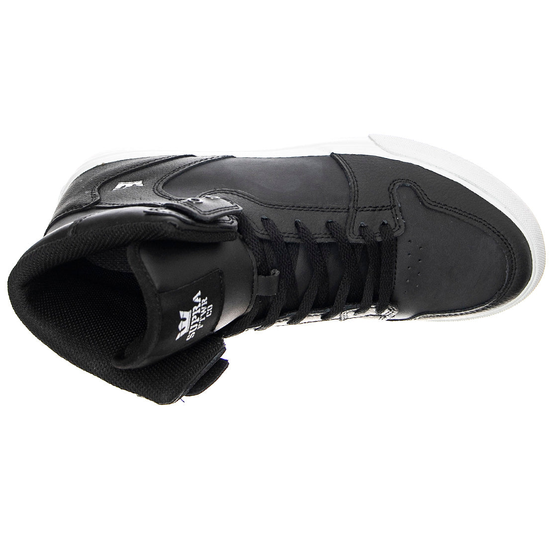Kids Vaider - Scarpe Stringate Profilo Alto Bambino Nere 58203-002 . SUPRA 