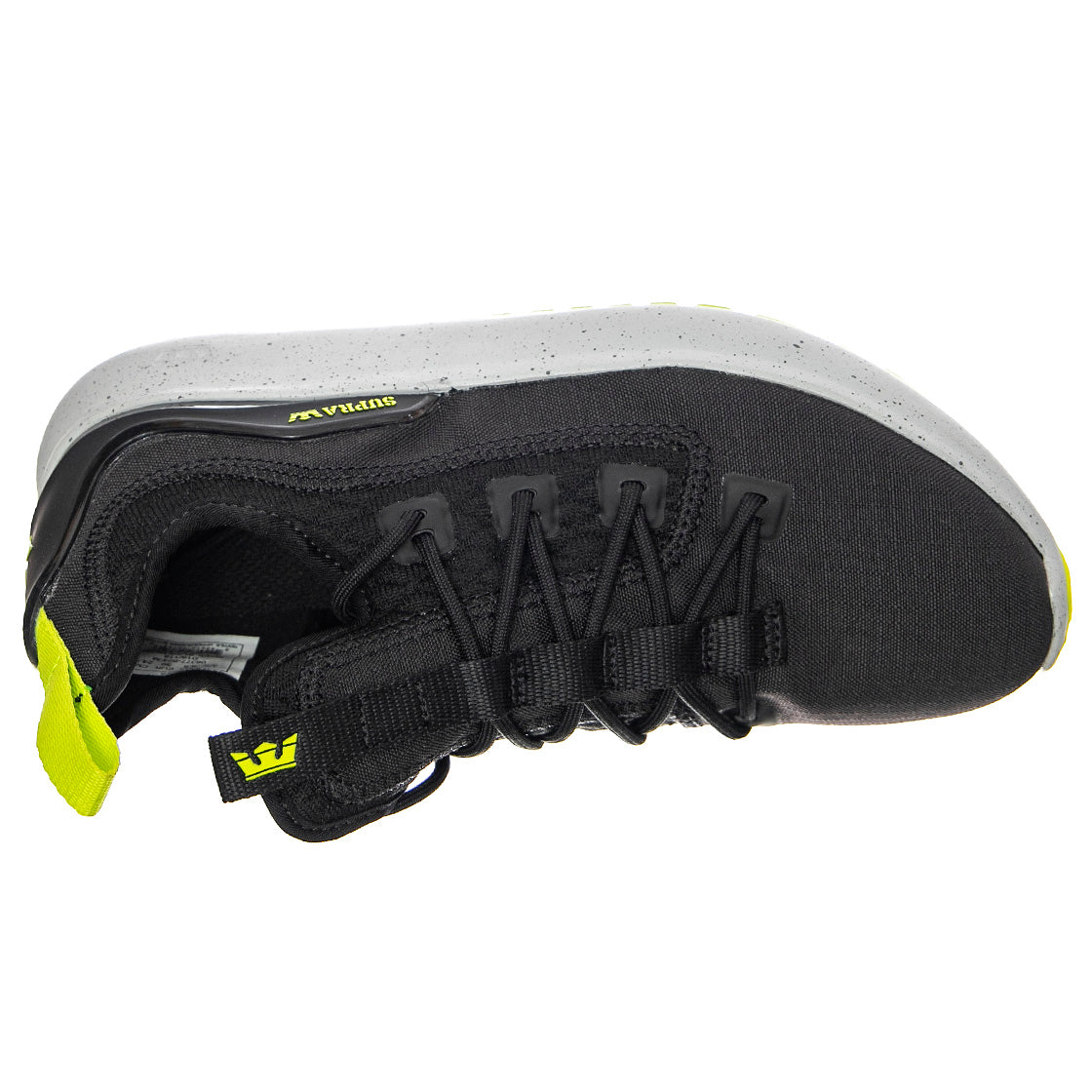 Factor Xt - Scarpe Stringate Profilo Basso Uomo Nere / Grigie FACTOR XT Black-Lt. Grey . SUPRA 