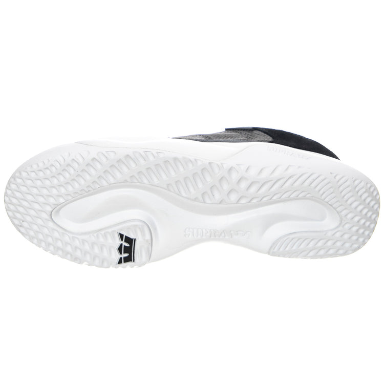 Pecos - Scarpe Stringate Profilo Basso Uomo Nere / Grigie / Bianche PECOS Black/Dk Grey-White . SUPRA 