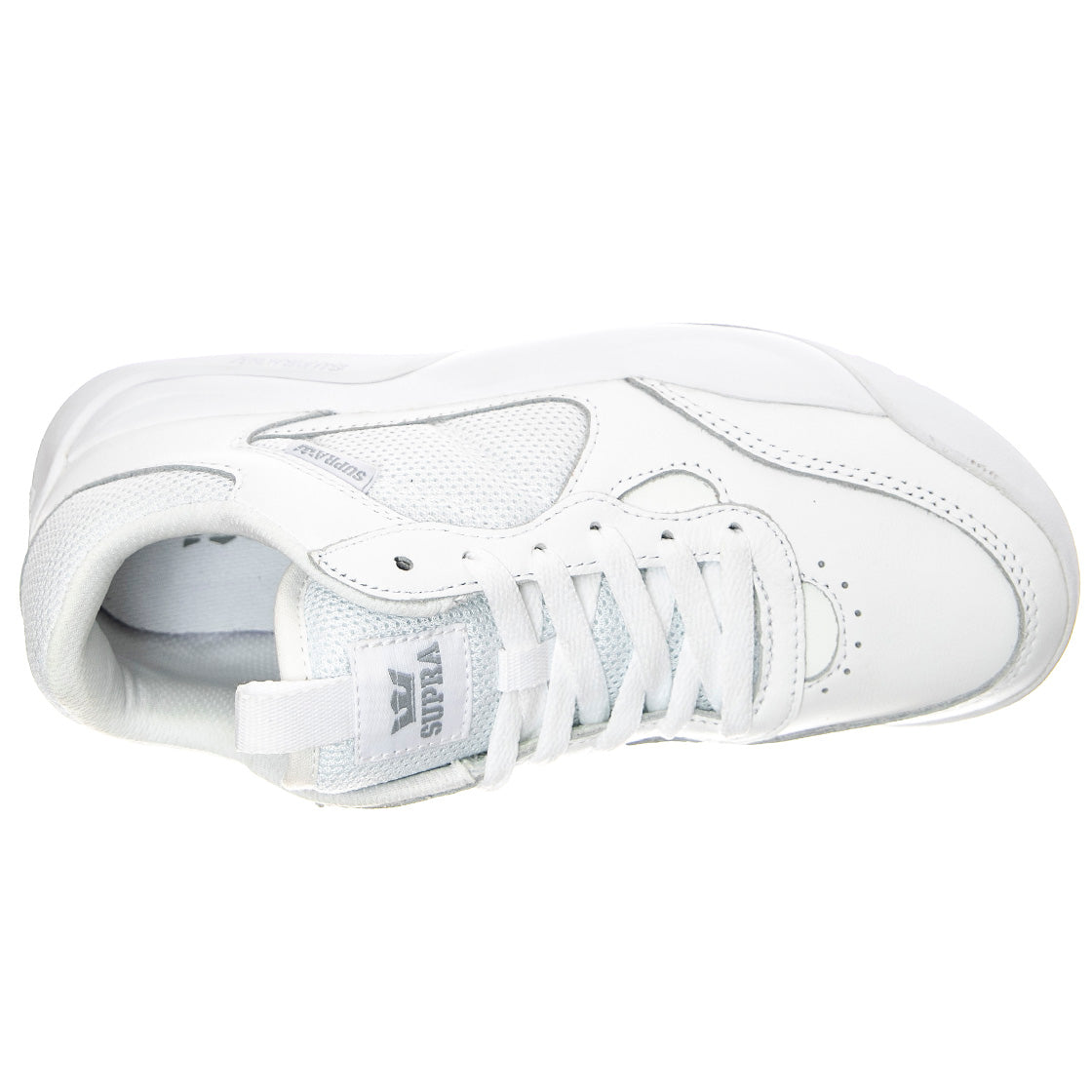 Pecos - Scarpe Stringate Profilo Basso Uomo Bianche PECOS White-White . SUPRA 