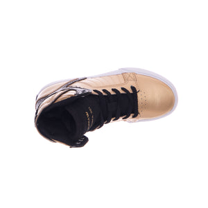 Kids Skytop Shoes - Gold / Black / White - Scarpe Profilo Alto Bambino Oro 58003-721-M . SUPRA 