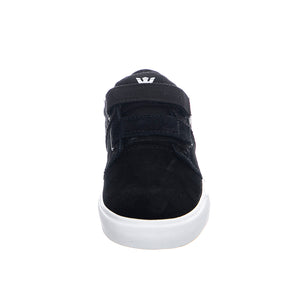 Kids Stacks II Vulc Velcro Sneakers - Black / White - Scarpe Profilo Basso Bambino Nere 13C 58334-002-M . SUPRA 