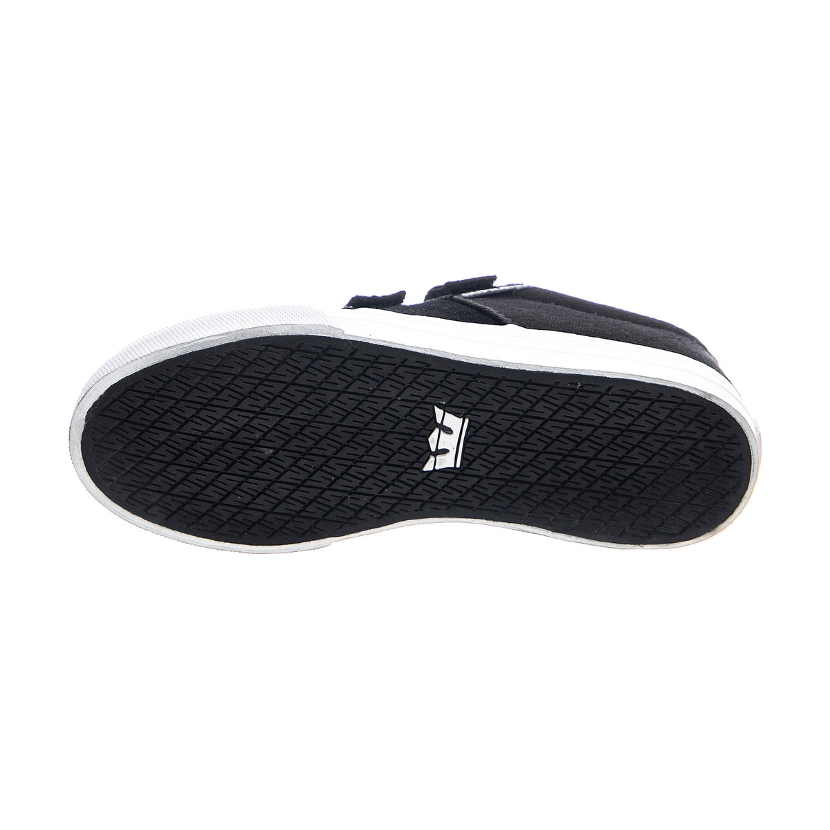 Kids Stacks II Vulc Velcro Sneakers - Black / White - Scarpe Profilo Basso Bambino Nere 13C 58334-002-M . SUPRA 