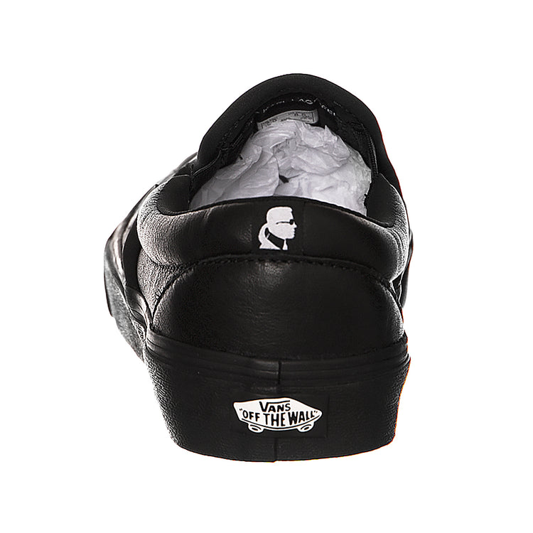 Vans X Karl Lagerfeld Classic Slip-On - Black - Scarpe Slip-on Donna Nere VA38F7OEI . VANS 