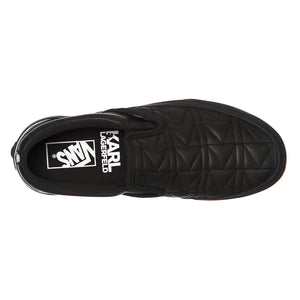 Vans X Karl Lagerfeld Classic Slip-On - Black - Scarpe Slip-on Donna Nere VA38F7OEI . VANS 