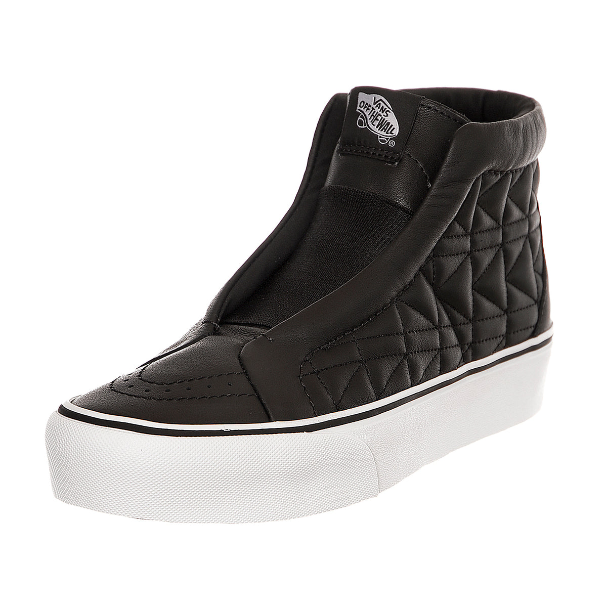 Vans X Karl Lagerfeld Sk8-Hi Platform Snekaers - Chain / K Quilt - Scarpe Alte Donna / Uomo Nere VA3DQ7OEL . VANS 