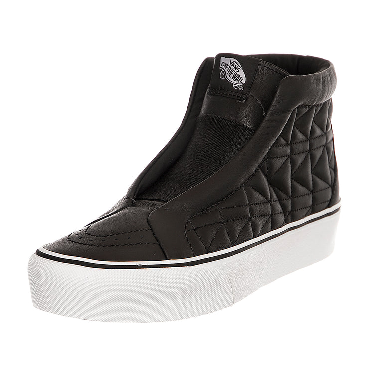Vans X Karl Lagerfeld Sk8-Hi Platform Snekaers - Chain / K Quilt - Scarpe Alte Donna / Uomo Nere VA3DQ7OEL . VANS 