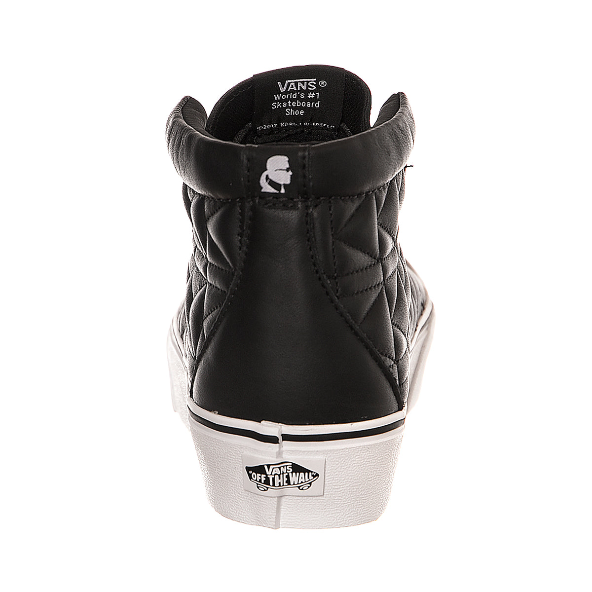 Vans X Karl Lagerfeld Sk8-Hi Platform Snekaers - Chain / K Quilt - Scarpe Alte Donna / Uomo Nere VA3DQ7OEL . VANS 