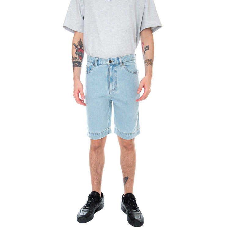 KK Denim Shorts - Blue - Bermuda Denim Jeans Uomo Blu KRCKKMQ22023BLU . KARL KANI 