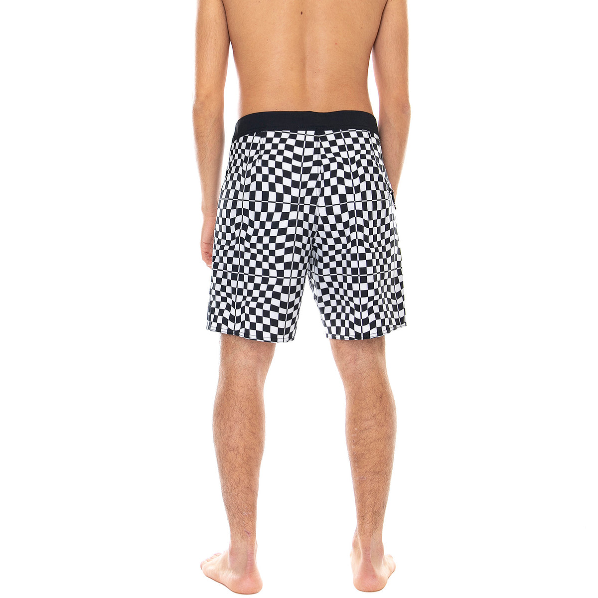 Mn Mixed Warp Swim Trunks - Check / Black / White - Bermuda da Bagno Uomo Multicolore VN0A3W45UVD . VANS 