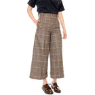 921SD25029 - Pantalone con Cintura Marrone / Beige 921SD25029 -929027-01 . ALESSIA SANTI 