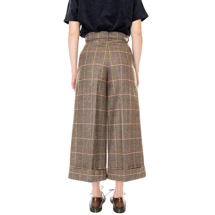 921SD25029 - Pantalone con Cintura Marrone / Beige 921SD25029 -929027-01 . ALESSIA SANTI 
