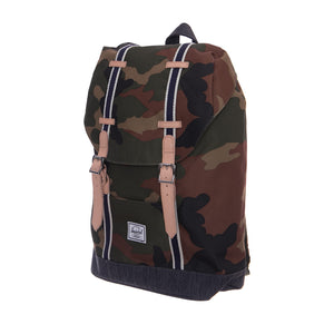 Retreat Mid-Volume Backpack - Woodland Camo / Dark Denim - Zaino Camo 10329-02166-OS . HERSCHEL 
